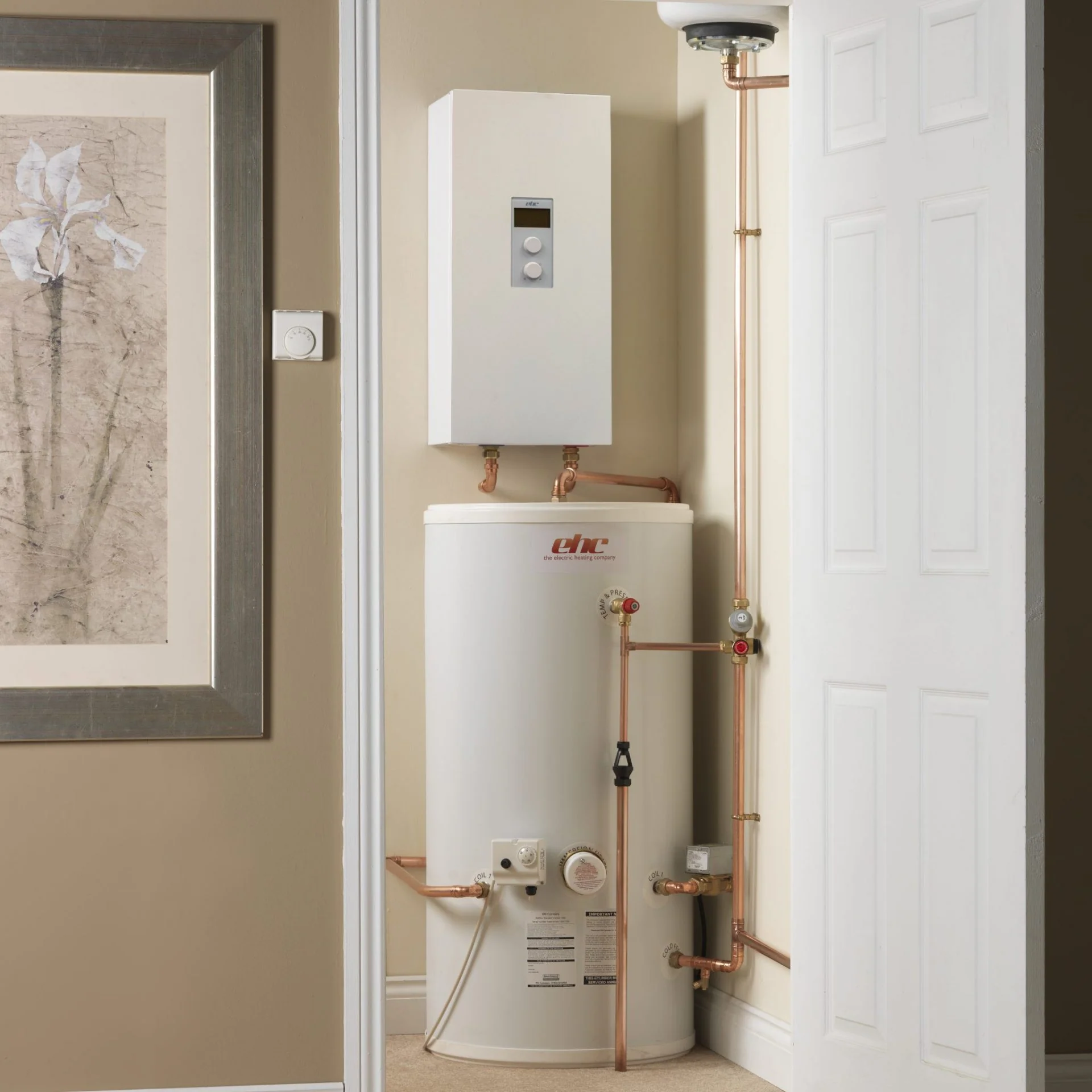 EHC 14.4kW Comet PV Electric Boiler & 150L Indirect Cylinder