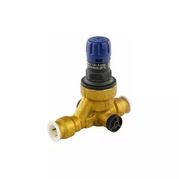 15mm Pressure Reducing Valve with Push Fit Connections