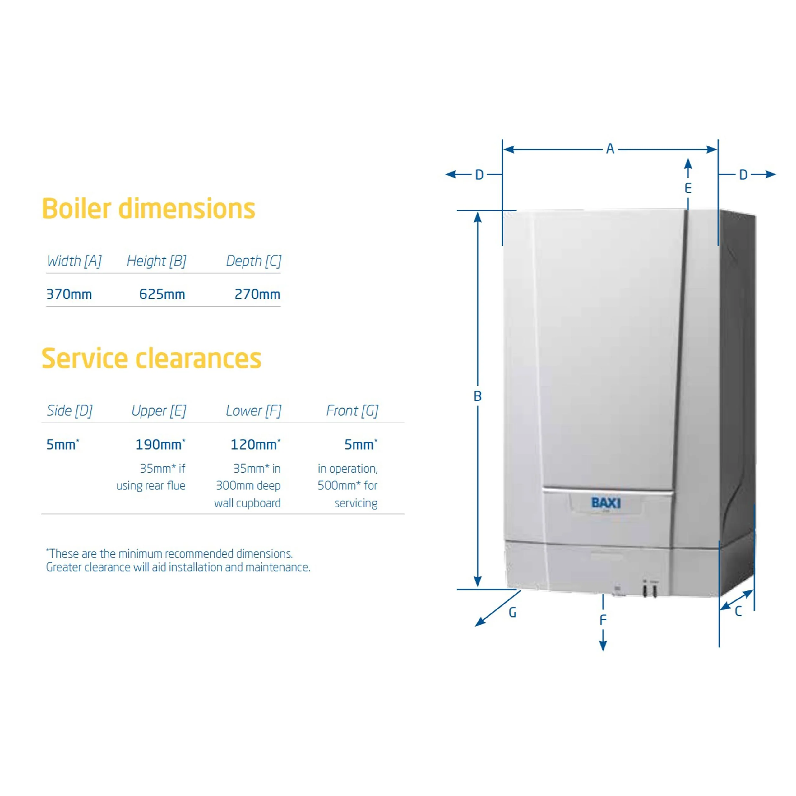 Baxi 415 Heat Only Boiler - Image 3