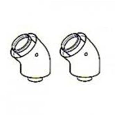 Baxi Multifit 80/125 Pair of 135 Degree Flue Bends