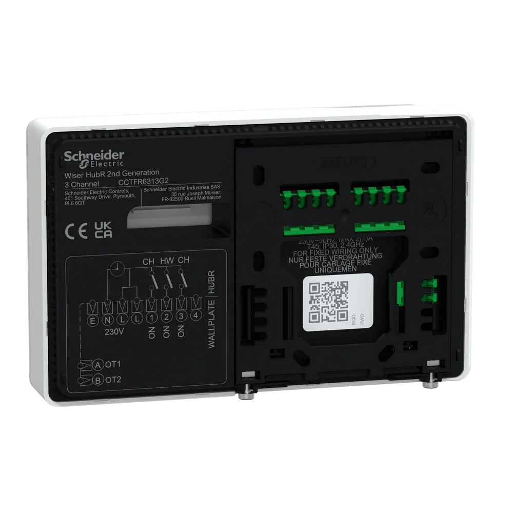 Drayton Wiser 3-Channel 2nd Generation HubR CCTFR6313G2D | Dual Heating Zone + Hot Water | Conventional Boiler | Smart Heating Control - Image 2