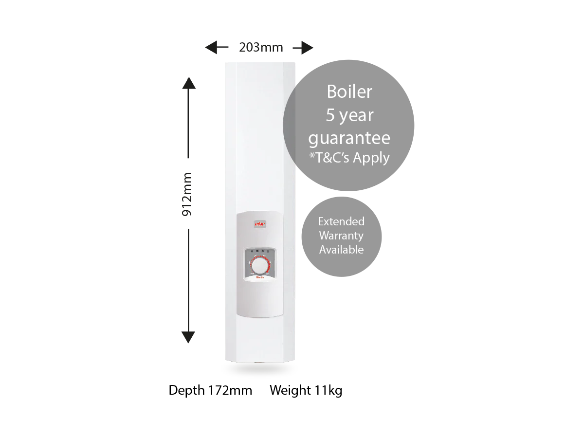 EHC SlimJim Electric Flow Boiler 7kW - Image 3