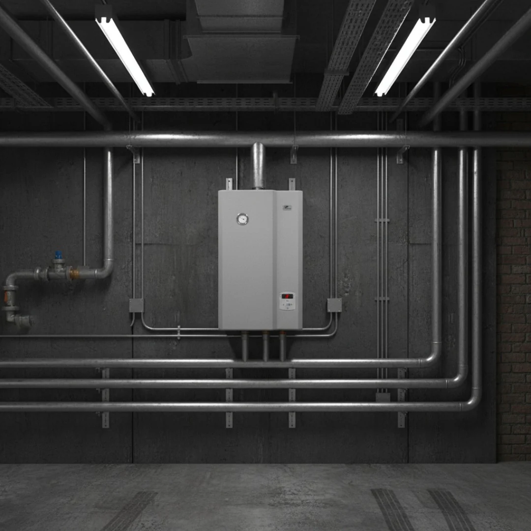 Elterm Battalion Commercial Electric Boiler - 30-48kW 3-Phase System Boiler
