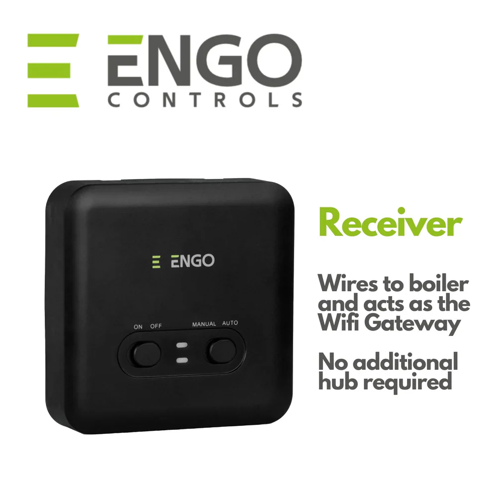 ENGO E20i-W-UK Wireless Smart Thermostat – WiFi, Alexa & App Control, No Hub Required | White - Image 3