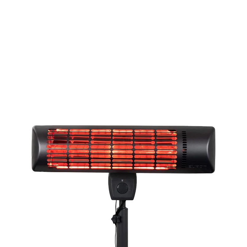 Eurom Q-Time Golden 1800S Patio Heater with Stand - Image 4