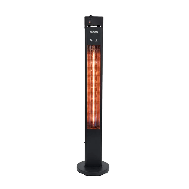 Eurom Q-Tower 2000W Standing Infrared Patio Heater with Remote Control - Image 2