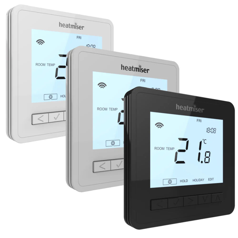 Heatmiser neoAir v3 Wireless Smart Thermostat - Silver - Image 3