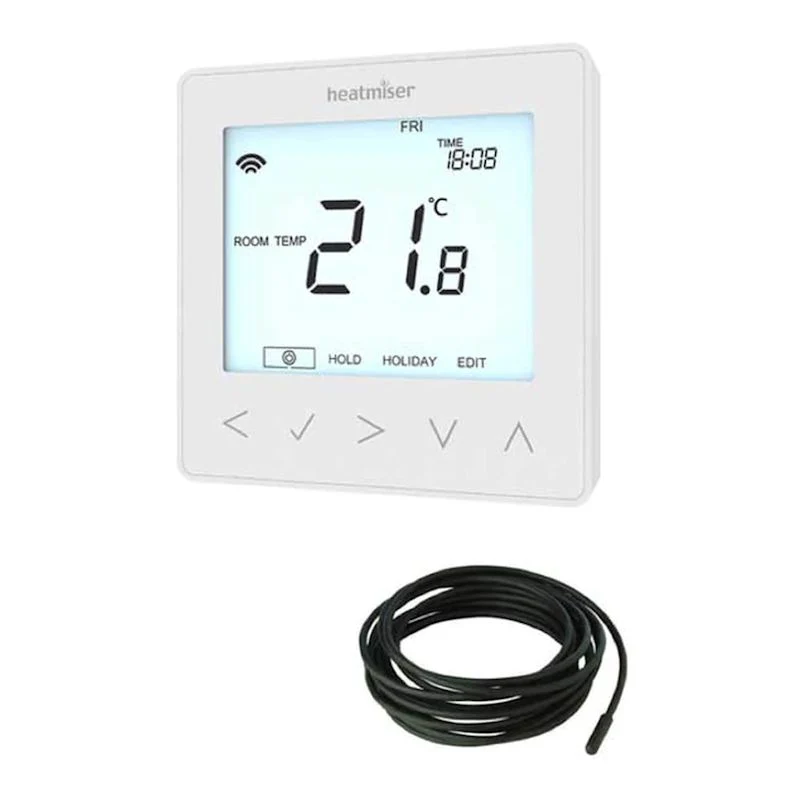 Heatmiser neoStat-e V3 – Electric Floor Heating Thermostat White - Image 4