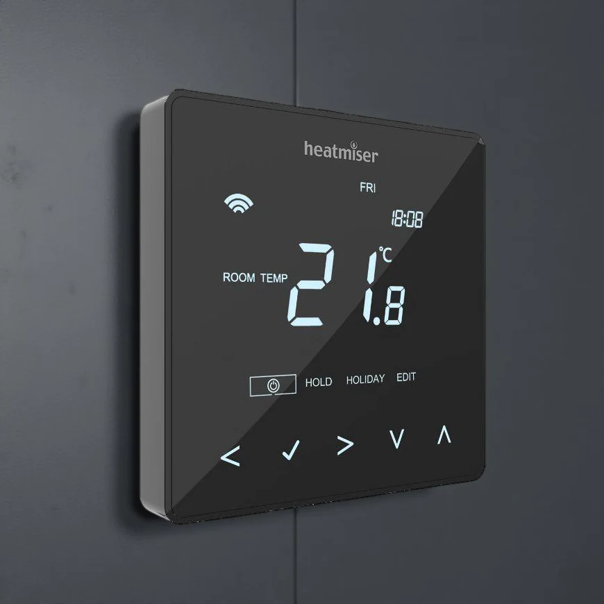 Heatmiser neoStat WiFi Thermostat Black Carbon