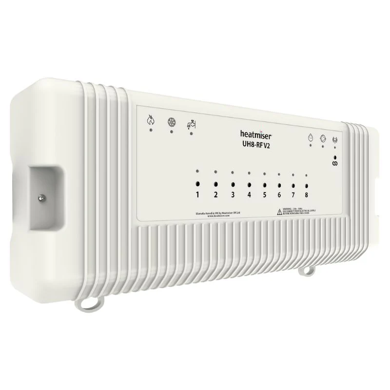 Heatmiser UH8-RF V2 – 8 Zone Wireless Wiring Centre - Image 3