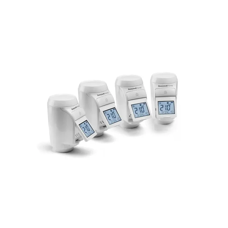 Honeywell Home HR92UK Wireless Radiator Thermostat 4-Pack | Evohome Compatible TRV Heads - Image 2