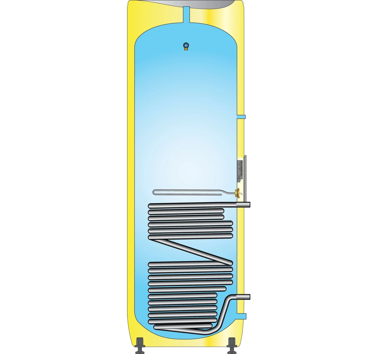 OSO Delta GeoCoil DGC300 300L Heat Pump Cylinder - Image 2