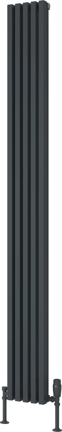 Reina Albano A-ABN18018A Anthracite Vertical Radiator 190mm x 1800mm