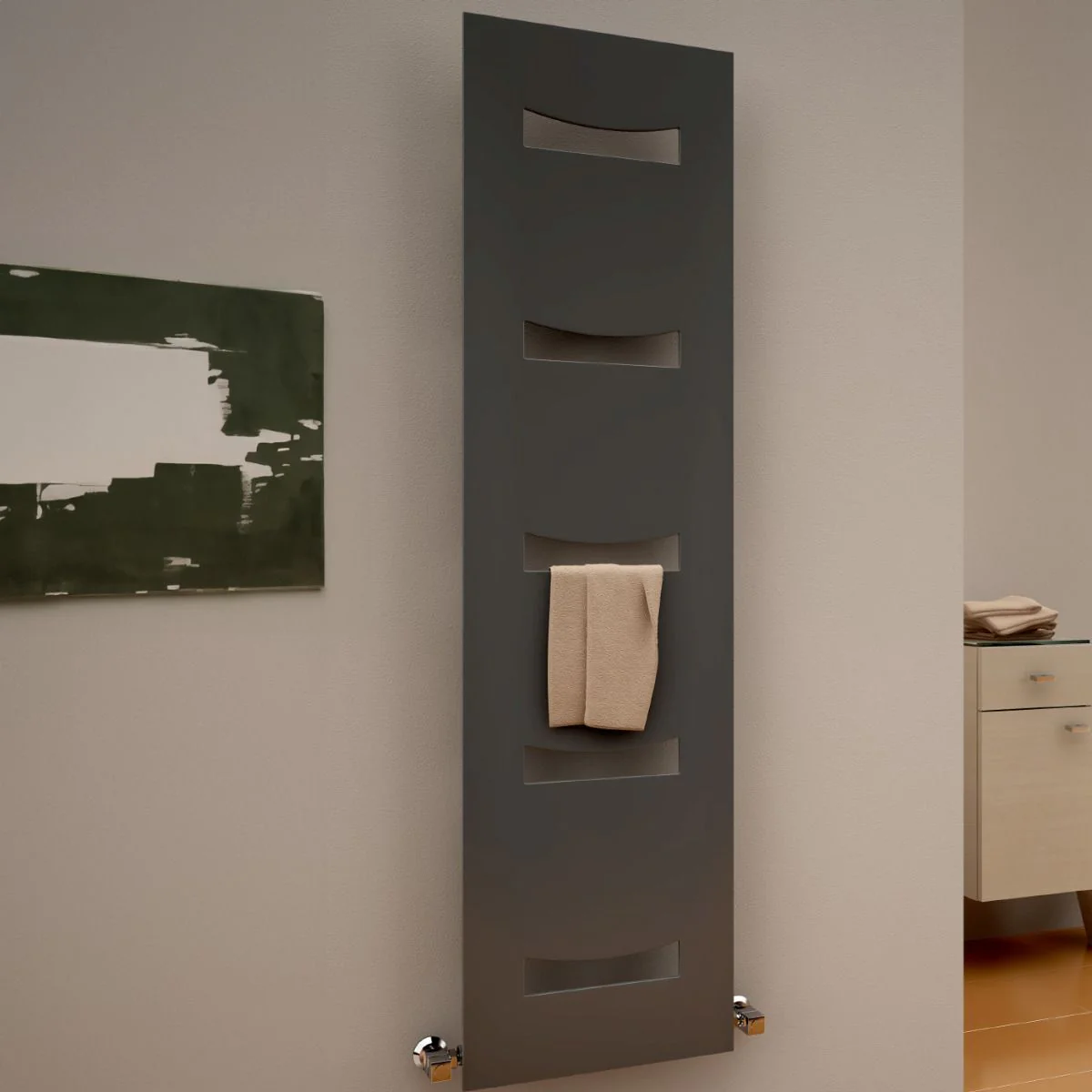 Reina Ancora RND-AN418A Anthracite Radiator 490mm x 1800mm - Image 2
