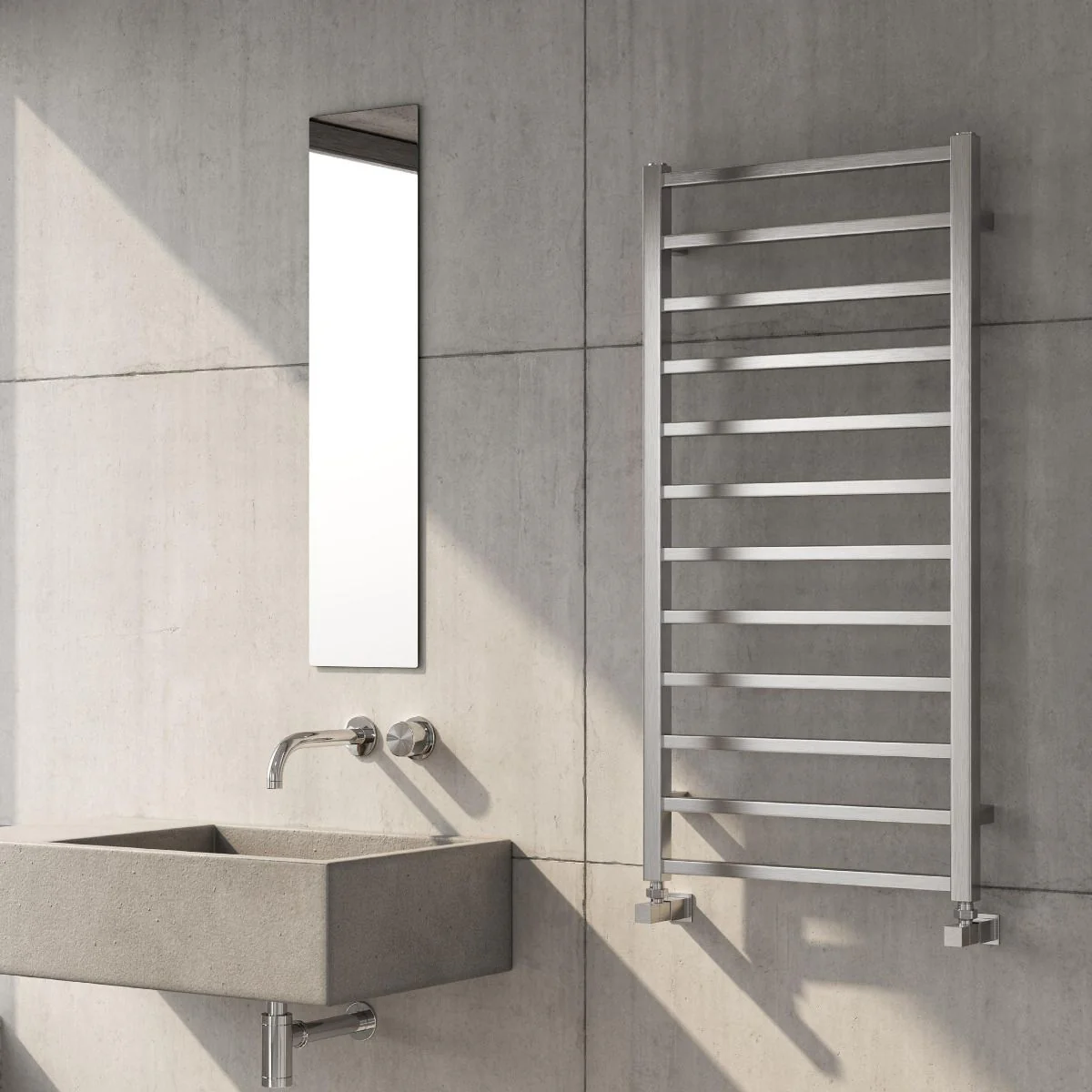Reina Arden RNS-ARD5050P Polished Stainless Steel 500mm x 500mm