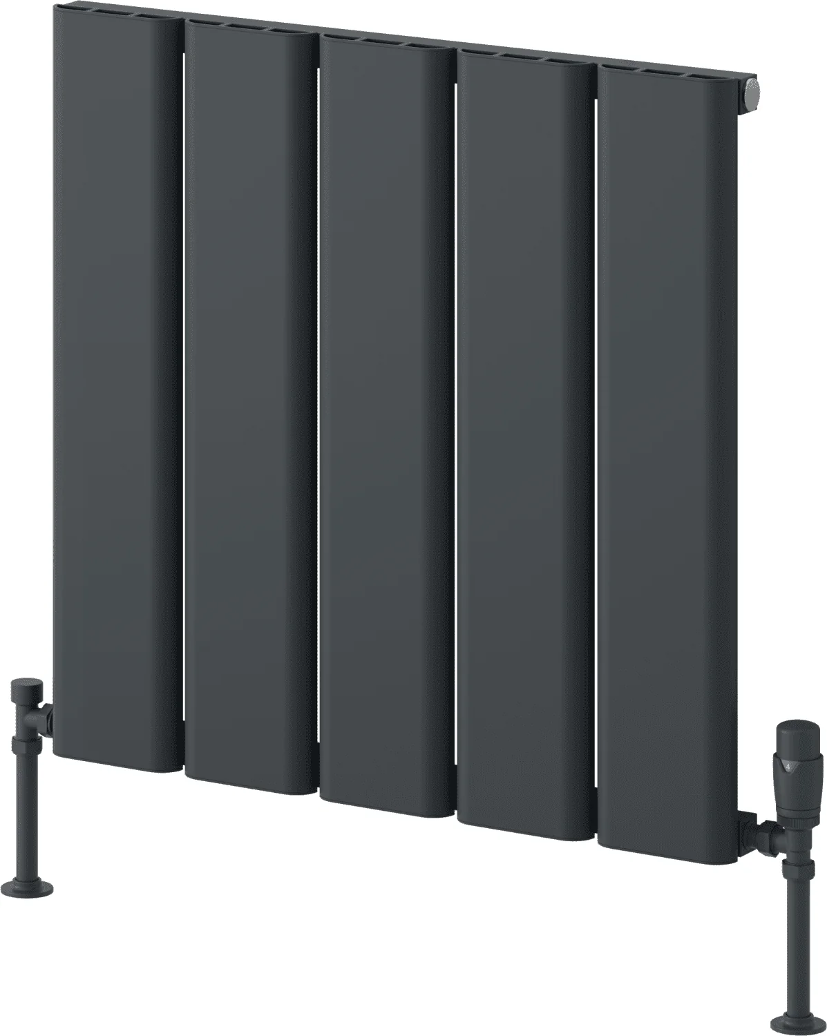 Reina Caldaro A-CDR060062A Anthracite Horizontal Radiator 620mm x 600mm - Image 2