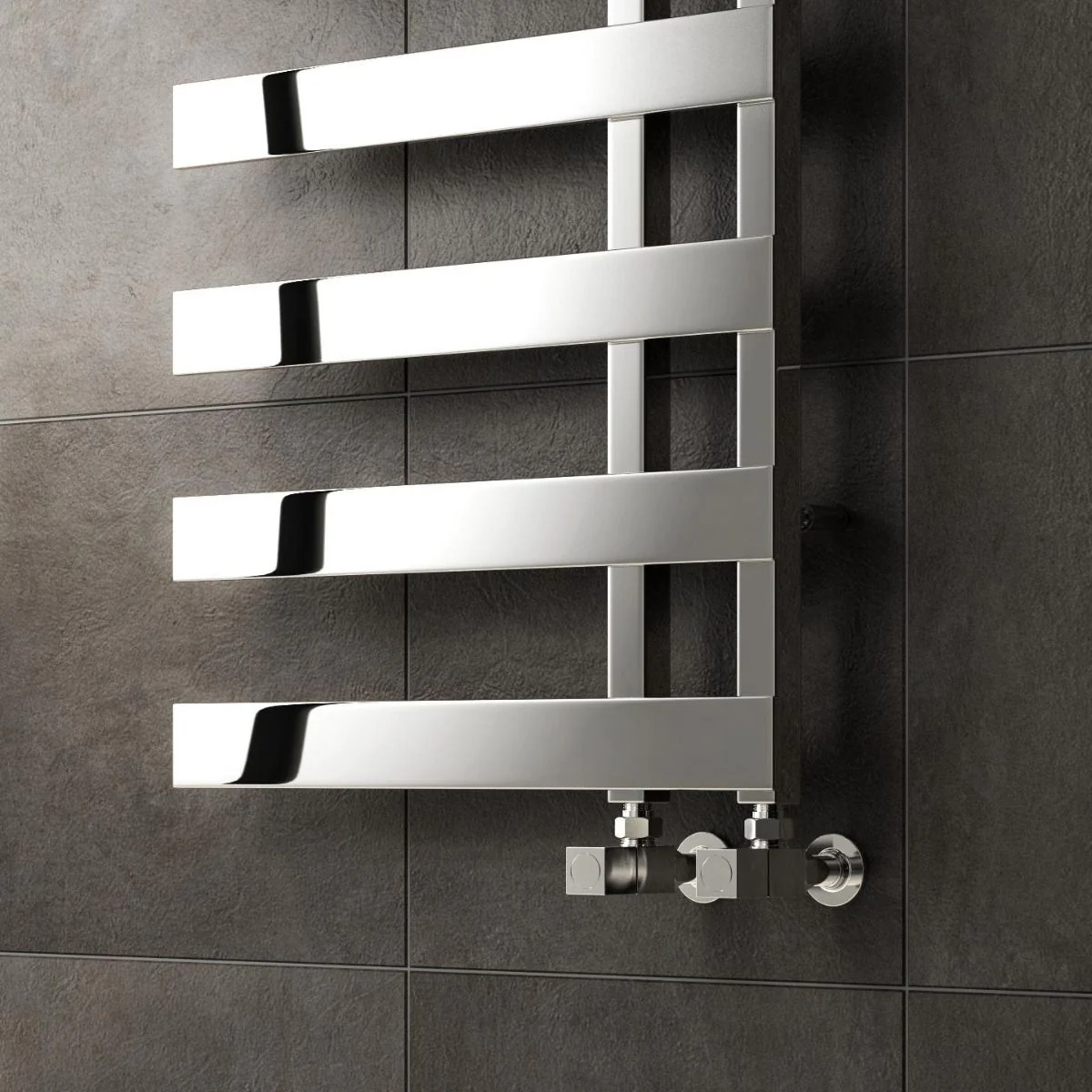 Reina Capelli RNS-CPL5123P Polished Stainless Steel Towel Radiator 500mm x 1235mm - Image 2