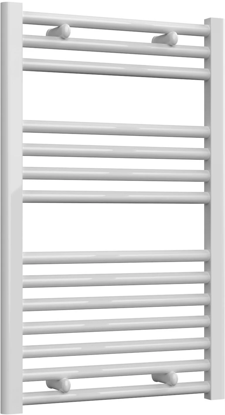 Reina Diva AG50800WF White Flat Towel Rail 500mm x 800mm - Image 2