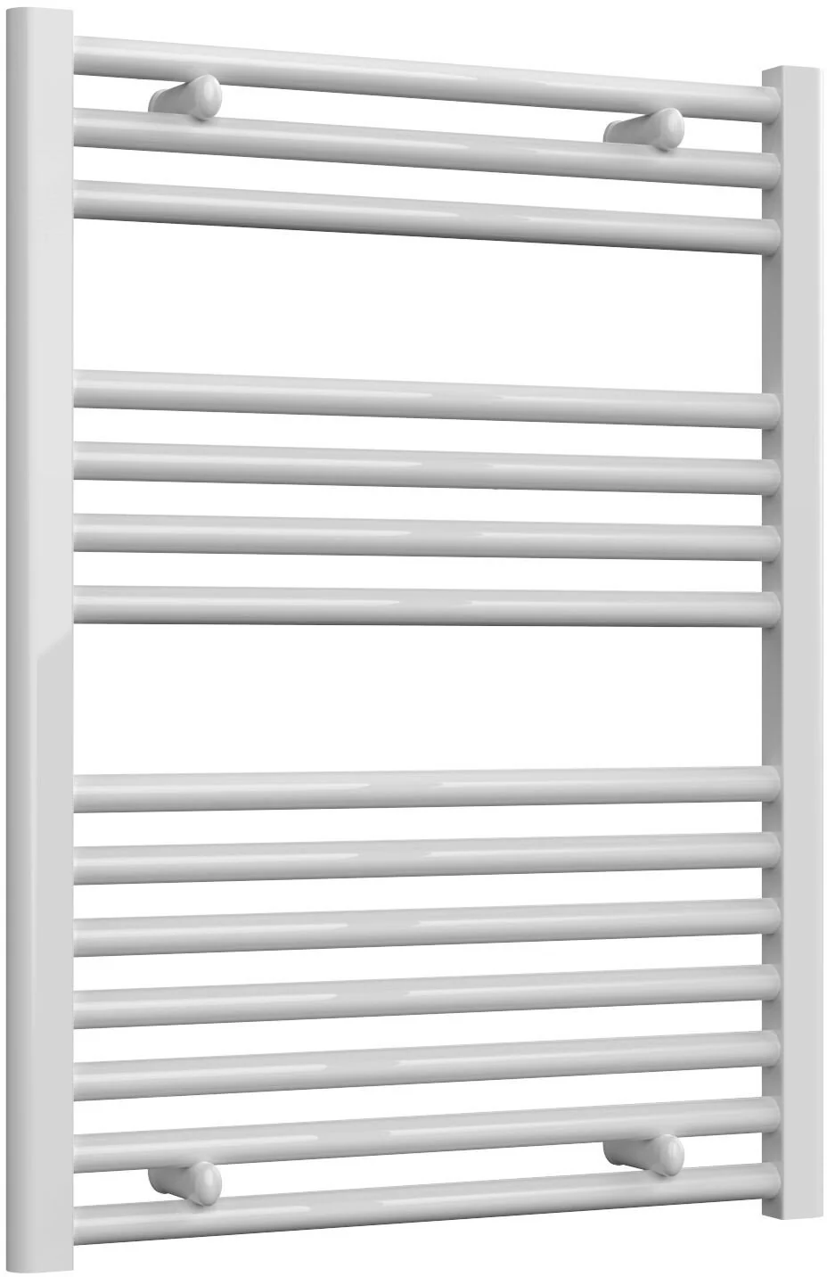 Reina Diva AG60800WF White Flat Towel Rail 600mm x 800mm - Image 2