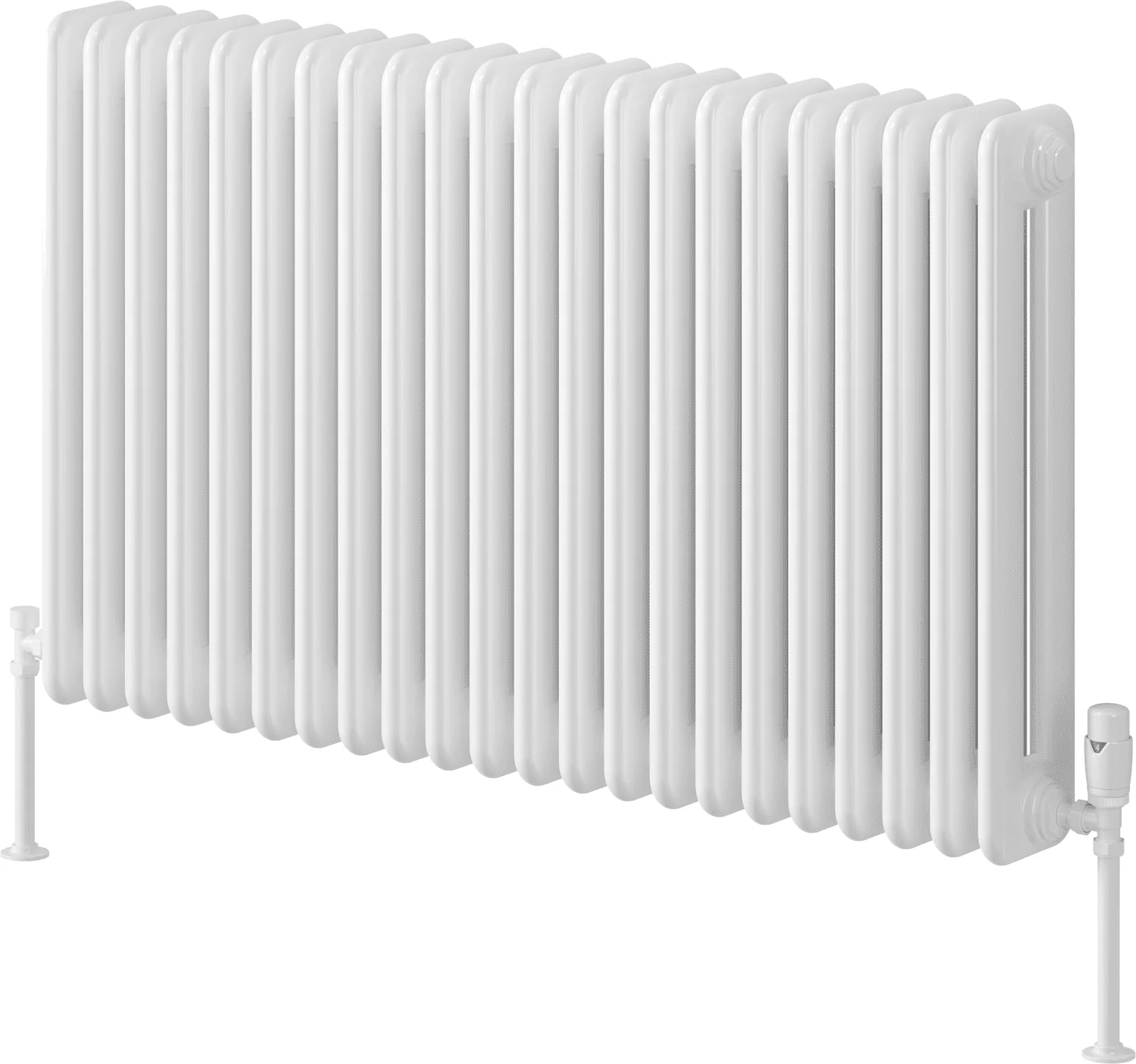 Reina Hedingham RND-HDM6100W White Horizontal Steel Radiator 1000mm x 600mm - Image 3