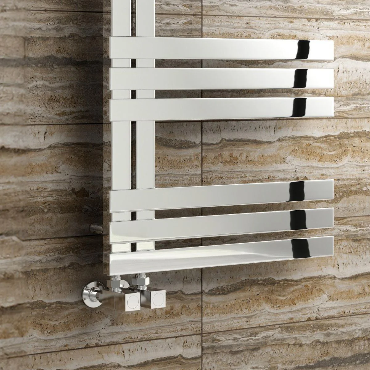 Reina Lovere RNS-LVR5069P Towel Radiator 500mm x 690mm - Image 2