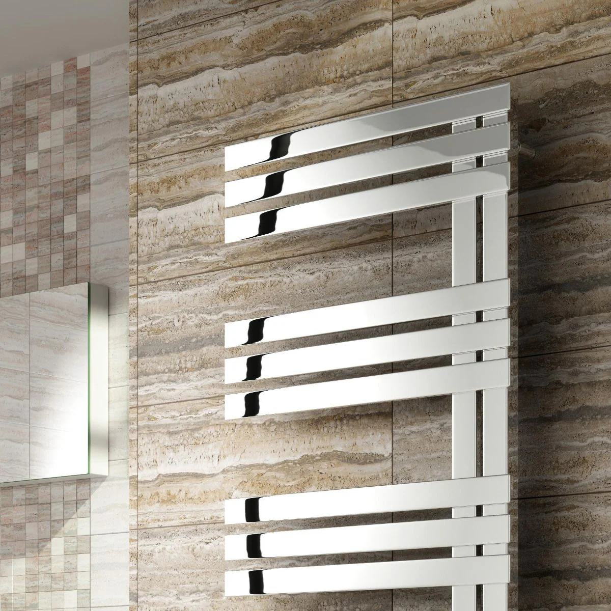 Reina Lovere RNS-LVR5069P Towel Radiator 500mm x 690mm - Image 3