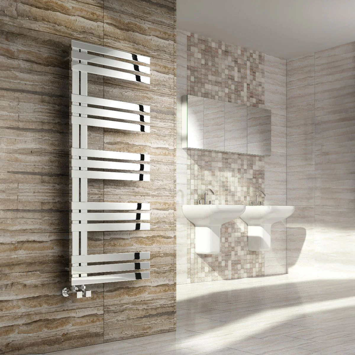 Reina Lovere RNS-LVR5123P Towel Radiator 500mm x 1230mm