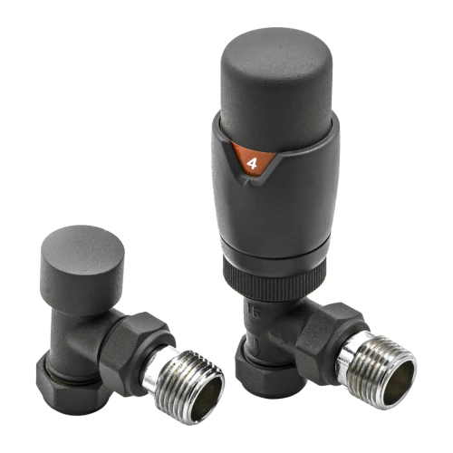 Reina Modal TRV Angled Anthracite with Lockshield