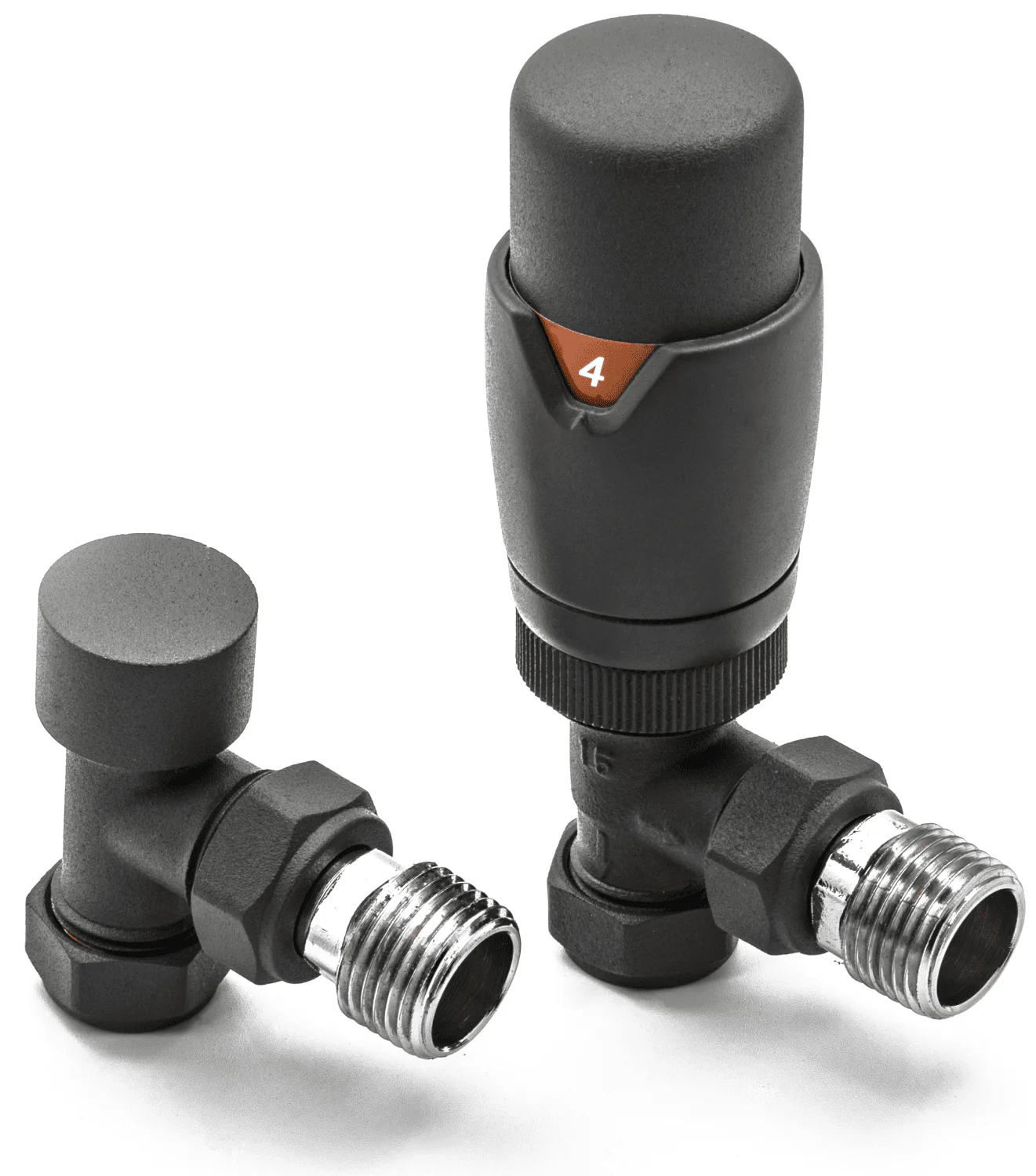Reina Modal TRV Angled Anthracite with Lockshield - Image 2
