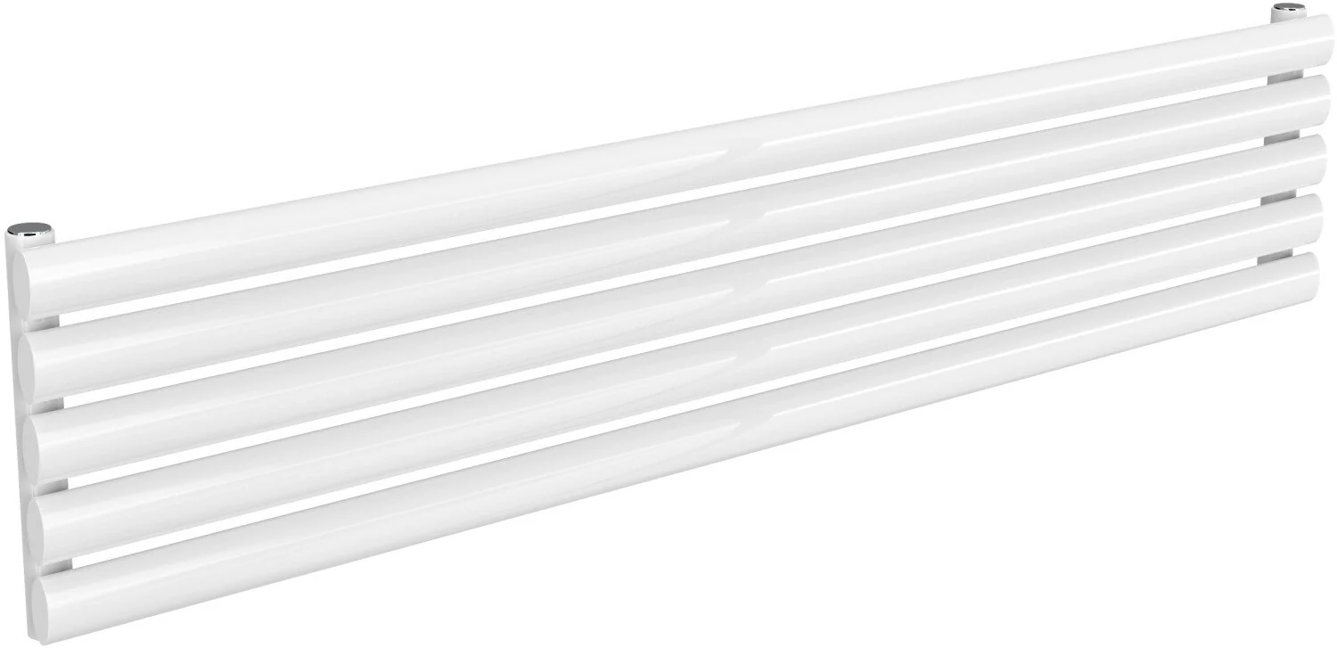 Reina Nevah RND-NVH214SW Single White Radiator 1400mm x 295mm - Image 2