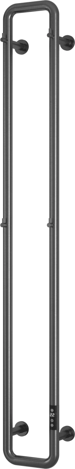 Reina Pelmo EPLOG Brushed Gun Metal Electric Towel Rail 200mm x 1500mm - Image 2