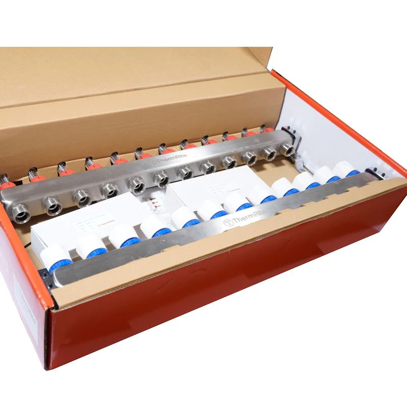 Stainless Steel Underfloor Heating Manifold 2 to 12 Port Options - Image 3