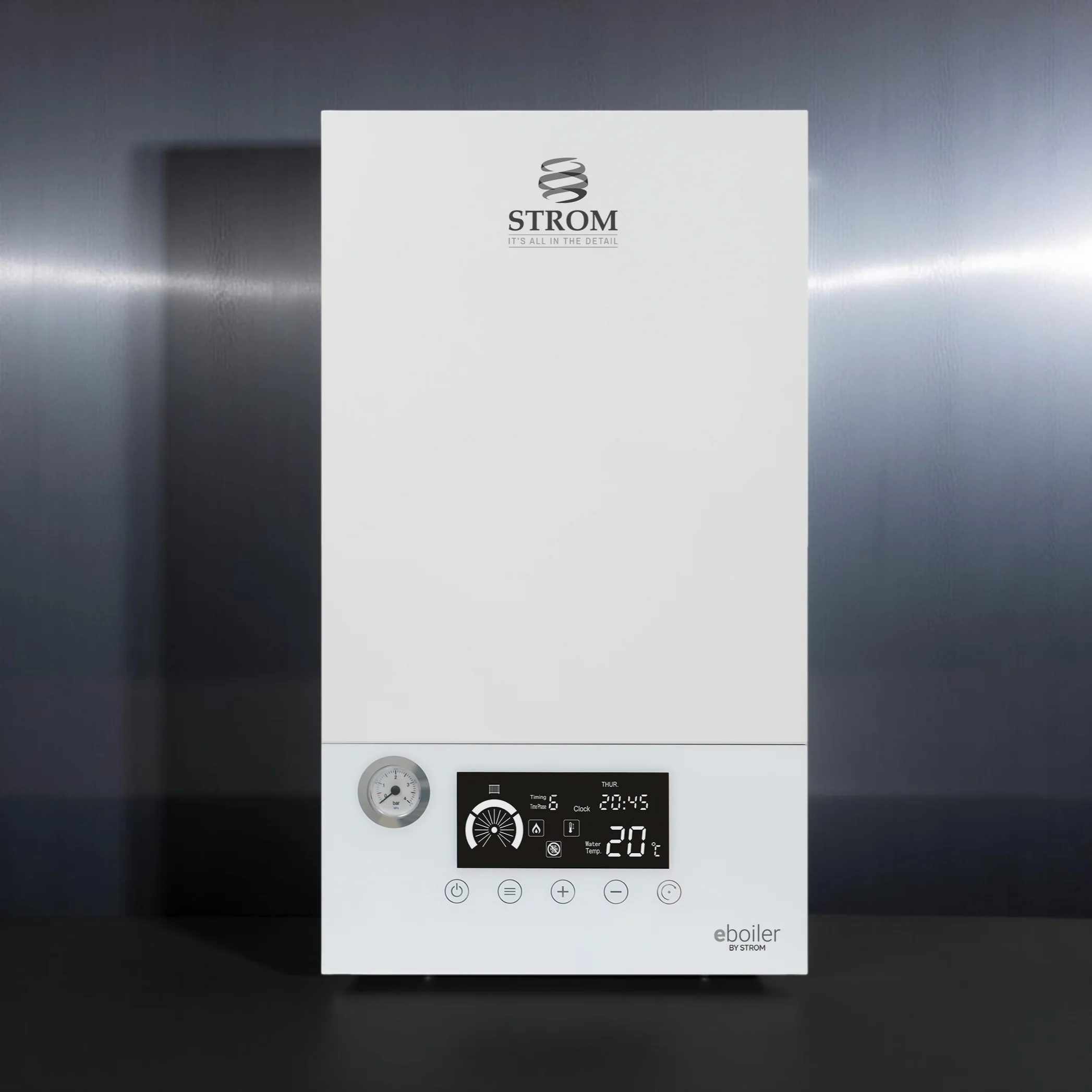 Strom 9kW Electric Heat Only Boiler & 150L Pre-Plumbed Indirect Cylinder – SBSP9H150P - Image 3
