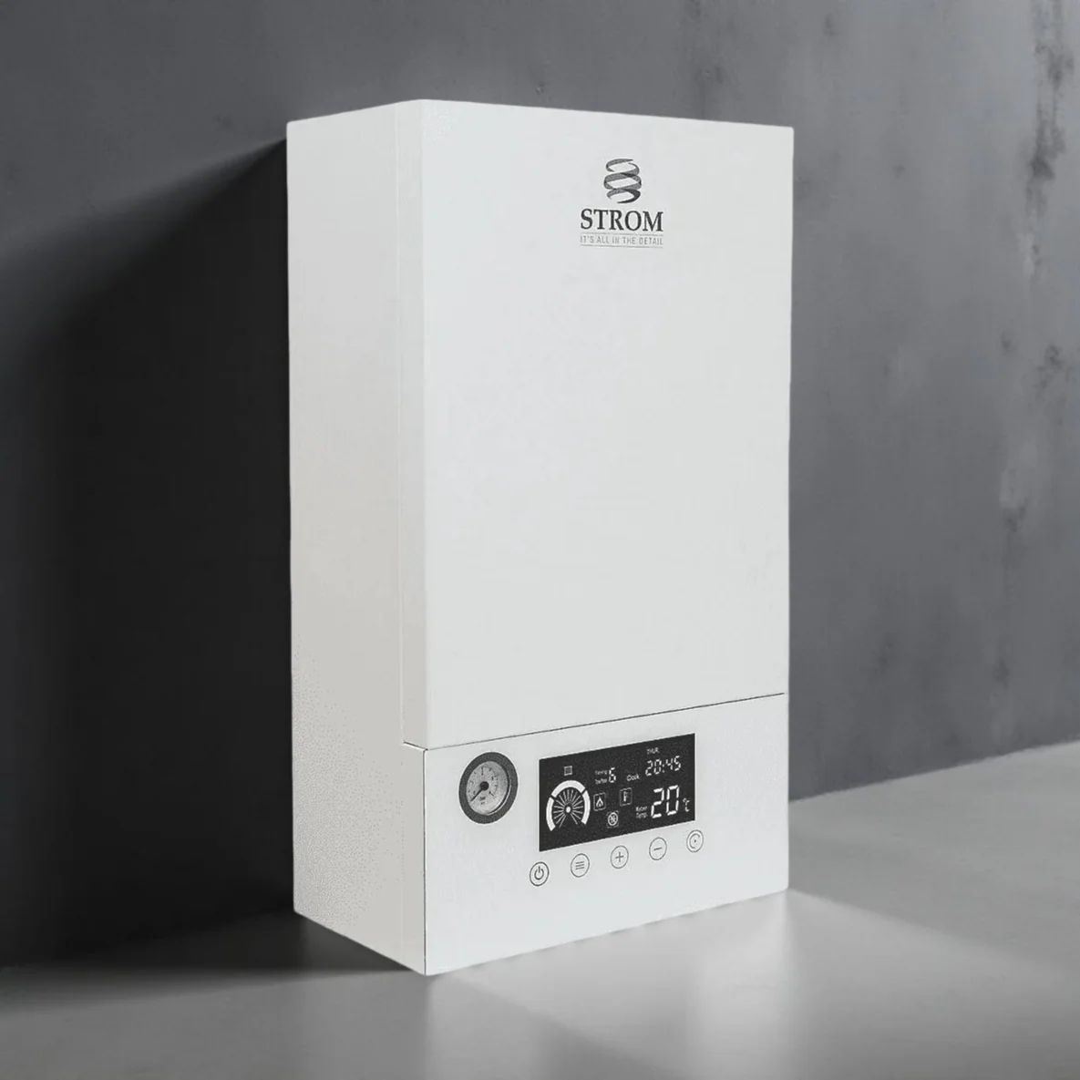 Strom 9kW Electric Heat Only Boiler & 150L Pre-Plumbed Indirect Cylinder – SBSP9H150P - Image 4