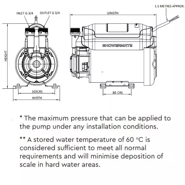 Stuart Turner Showermate S2.0 Bar Single Shower Pump - Image 3