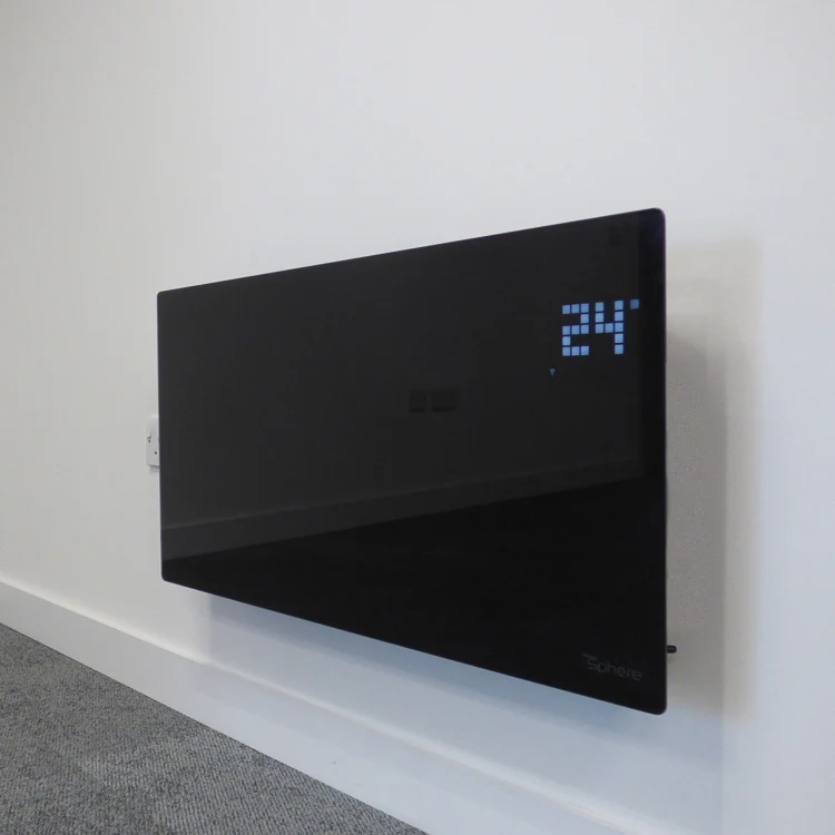 ThermoSphere Flat Glass Panel Heater Black 2000W - Image 3