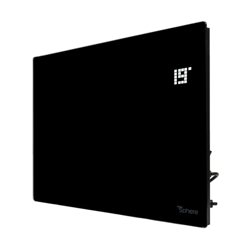 ThermoSphere Flat Glass Panel Heater Black 2000W - Image 4