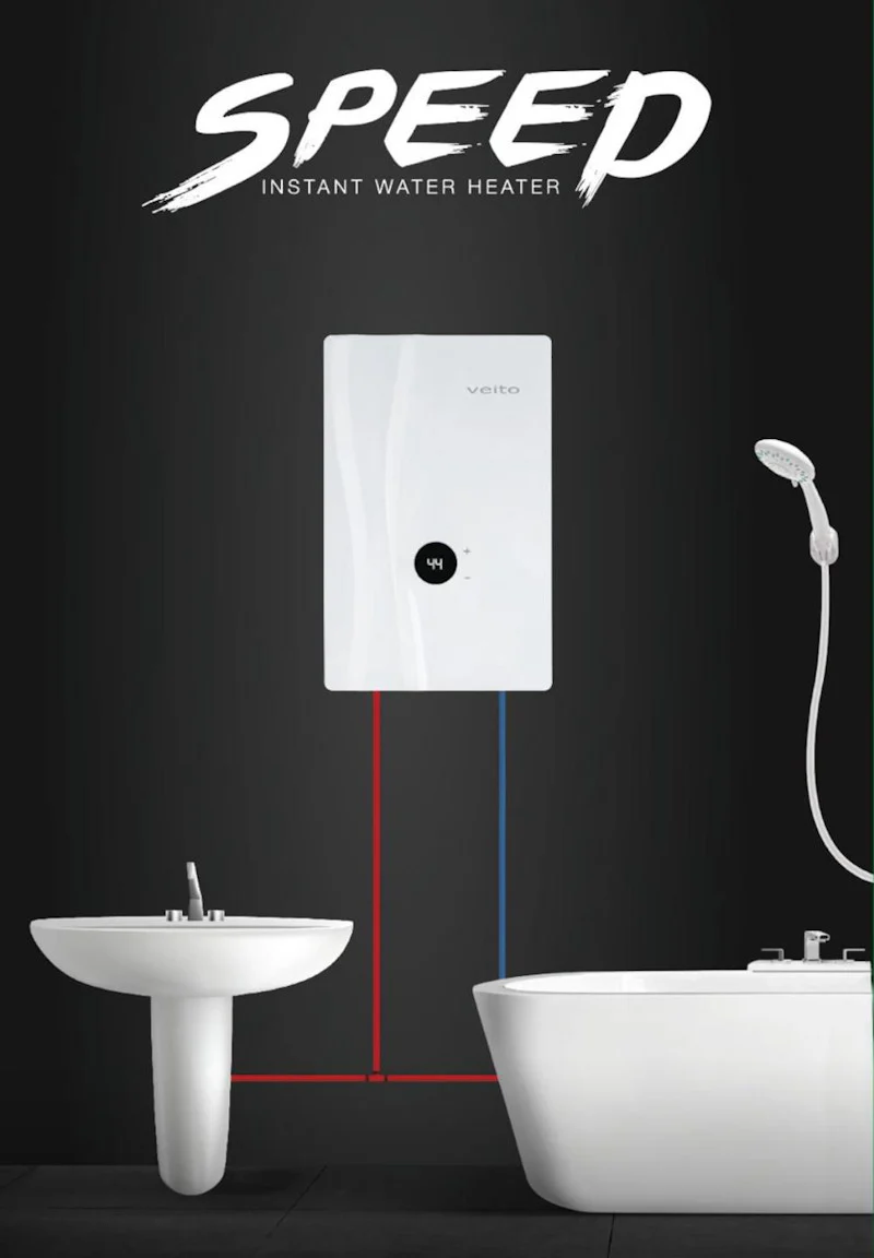 Veito Speed E Instant Water Heater / Shower 8.3 KW - Image 3