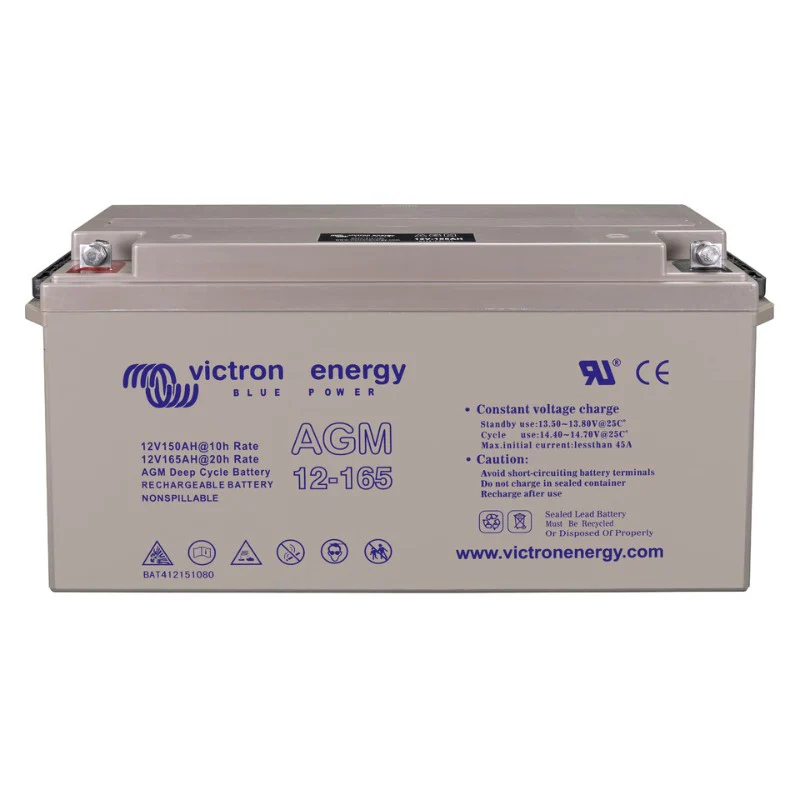 Victron 12V 165Ah AGM Deep Cycle High Current Flow Battery - BAT412151084 - Image 2