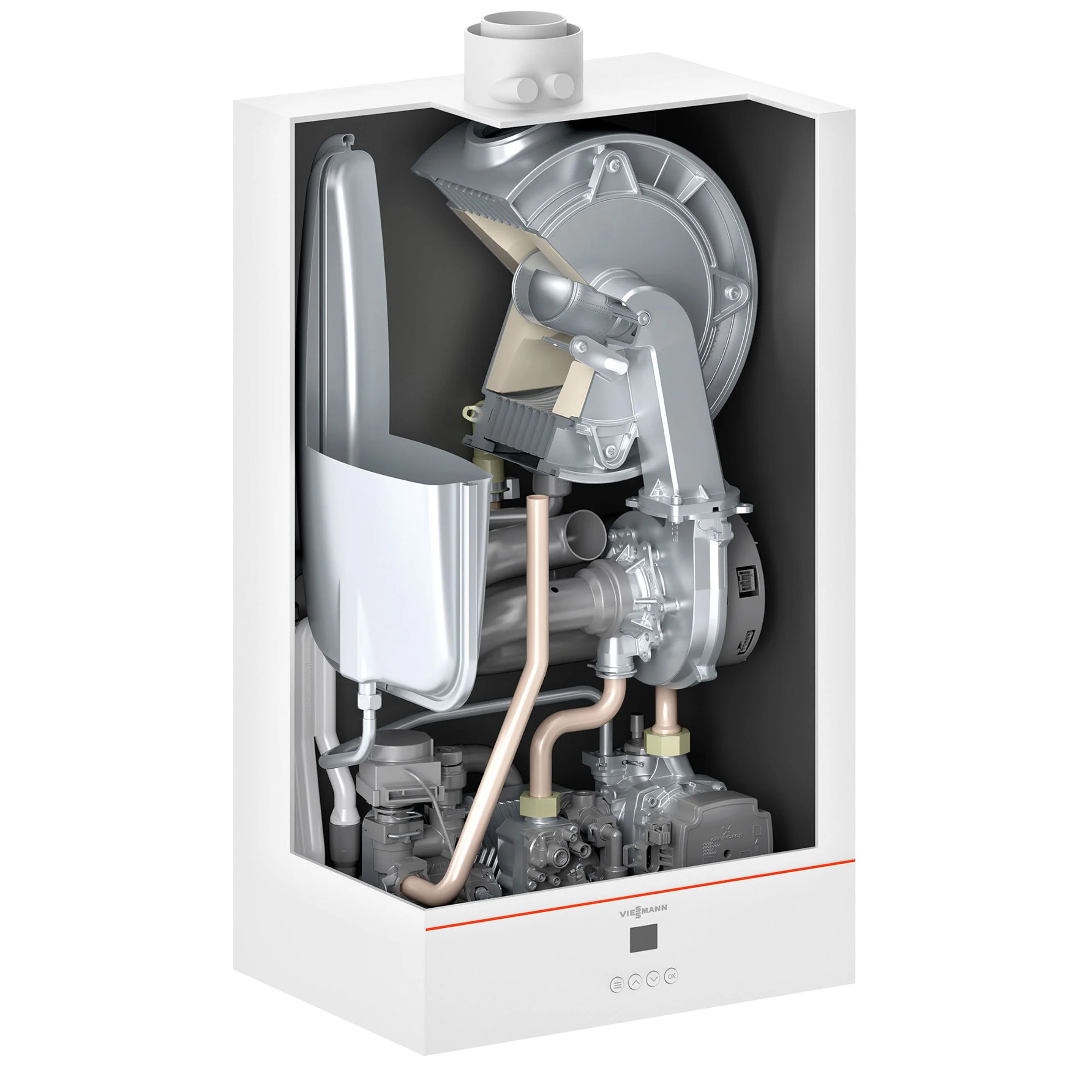 Viessmann Vitodens Classic 24kW BPKB Combi Boiler & Horizontal Flue - Image 3