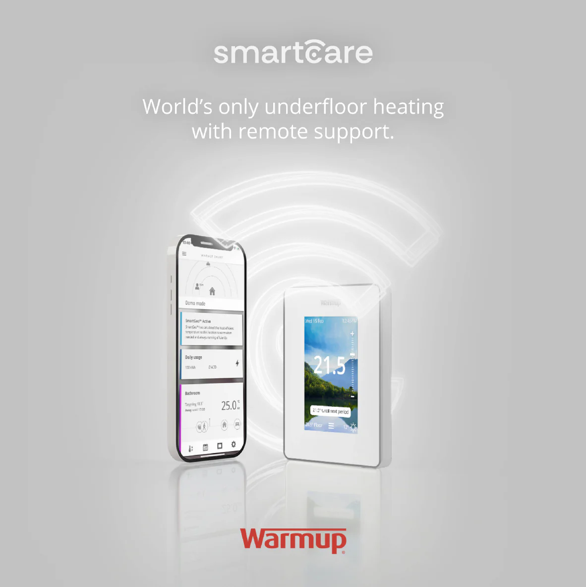 Warmup 7iE Smart Matter WiFi Thermostat Onyx Black - Electric & Hydronic Underfloor Heating - Image 6