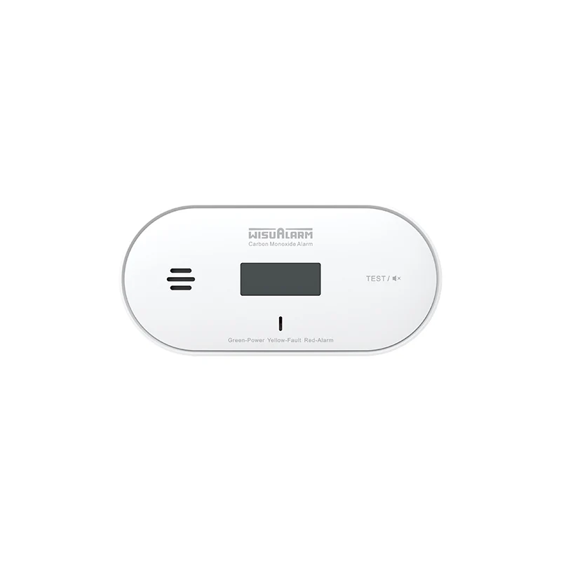 Wisualarm Wireless Carbon Monoxide Alarm | 10-Year Sealed Battery | LCD CO + Temp + Humidity Display - Image 2